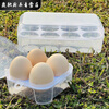 Baichao outdoor shockproof egg box portable protective storage box 4-compartment egg box (1 piece)