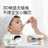 Shixi children's stainless steel fork and spoon baby training spoon 1 year old independent eating spoon Yuanbao spoon children's tableware tropical orange