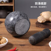 Baijie marble mortar garlic mortar masher garlic masher garlic press garlic jar grinding stone for home use
