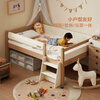 Quanyou Home Furnishing Log style children's high fence half-height bed under the apartment type boy and girl single bed second bedroom student bed