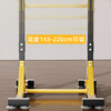 TRUHEIM German floor-standing horizontal bar adult pull-up device home indoor training stretching bar rack home fitness equipment upgraded luxury set one-word suction cup base horizontal bar丨hanging boxing sandbag