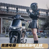Feiye Intelligent Xiaojiu Electric Vehicle High Speed 70 Codes High Power Long Distance Running King 500 Miles Electric Motorcycle 72V Battery Car Takeaway Car Replaceable Battery Can Be Licensed Highly Equipped Black Double Disc 70 Codes + Bumper Tail Box Spotlight 72V35A6 Black Gold Batteries 180 Miles