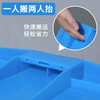 Yayue plastic turnover box with lid thickened logistics box industrial storage and organization box transfer plastic basket rectangular material box with lid 640*420*150mm