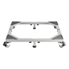 OUFENQI refrigerator base anti-slip and shock-proof foot pad rack washing machine air conditioner removable universal wheel heightening bracket pulley tray universal single door refrigerator stainless steel original color