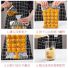 Jiamo disposable ice bag ice bag 50 pieces food grade ice cube bag with funnel self-sealing sealed ice cube mold
