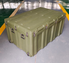 Kezitu rotomolding box rescue equipment box material operation box transport box instrument storage box plastic trolley box Army green 505*425*185mm