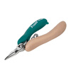 Baogong (Pro sKit) Elegant green and brown contrasting color needle nose pliers Electrician's pliers 6-inch labor-saving industrial grade multi-functional wire pliers PM-268B