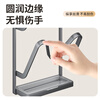 Added suction cup pot lid rack wall-mounted hole-free kitchen storage rack multi-functional home storage cutting board placer chopping board rack