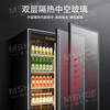 Mshder Internet celebrity wine display cabinet beer cabinet display cabinet wine refrigerated cabinet display cabinet refrigerated fresh cabinet freezer refrigerator supermarket convenience store beverage cabinet frameless high-end three-door 1500*600*2010 (no pouring)
