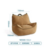 Lin's Home Furnishing Caterpillar Lazy Sofa Small Bean Bag Bedroom Living Room Balcony Lin's Wood B51