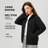 Flying in the Snow Jacket Women's Hooded New Style Wuming Air Cotton Autumn and Winter Zipper Cardigan Sweater Military Green XL 170
