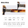 MiuMiu optical glasses frame nerdy women's small round frame myopia glasses frame full frame with lenses 01XV 19P1O1