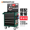 Green Forest Auto Repair Tool Cart Drawer Hardware Repair Small Push Box Multifunctional Mobile Heavy Tool Cabinet Workshop Use DA25 Red Five Drawer Tool Cart