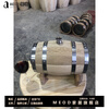 MEOD Light luxury high-end sherry barrel 3.L-10.L oak barrel whiskey brandy wine cocktail 3.L invisible oak barrel without faucet (steel stopper)