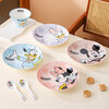 Disney 8-inch deep plate, cute cartoon ceramic underglaze color, high temperature resistant and high-temperature, good-looking dish for children and girls Leyou 8-inch plate-Donald Duck No specifications