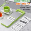 Multifunctional vegetable cutter, grater, slicing and grating artifact, free hand guard, multi-blade kitchen gadget grater, stainless steel vegetable cutter + five blade heads + hand protector