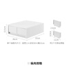 Shuangshan Desktop Storage Box Drawer-type A4 File Organizer Box with Pulleys for Underwear and Socks Storage Box