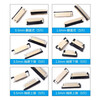 Zejie FFC/FPC connector 1.0/0.5MM drawer clamshell top and bottom connection socket 4/6/8/10/12/30~40P FFC/FPC 0.5mm-6P flip top and bottom connection (5 pieces)