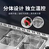 Commercial hand cake machine, frying pan, frying pan, Teppanyaki all-in-one machine, gas stall, gas grilled cold noodles, electric oven, electric type 73 griddle + single pot + Oden.