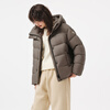 Tambor Puff Down Jacket Women's Short Hooded Autumn and Winter Warm Jacket 25 Years New 5550322D Matcha Mocha 160