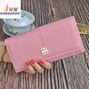 Kangaroo Wallet Women's Long Large Capacity Simple Wallet New Year's New Fashion Versatile Wallet Atmospheric Student Coin Purse Light Gray