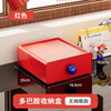 Limited time 50% off Dopamine Desktop Stationery Storage Box Miscellaneous Stationery Toys Books Cleaning Storage Box Three Layers (White + Green + Red)