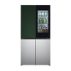 LG refrigerator offline same model 638L cross-shaped four-door large-capacity ice-fun knock-knock fully automatic ice machine ice bar door-in-door panoramic perspective window intelligent variable frequency air-cooled frost-free 617L|cross-shaped four-door|originally imported F621GE65B