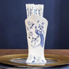 Fanchuang Jingdezhen Ceramic Chopstick Cage Kitchen Storage Rack New High-Looking Drainage Chopstick Container Household Knife and Fork Storage Box Peacock Southeast Flying Chopstick Container 1 No Specifications