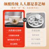 Rice rattan tea set 2025 new one-time gift exquisite business training complete set personalized lazy tea cup 60ml rice fragrant cup 1 pack 50 pieces with gray cup holder