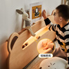 Genji Wood Language Children's Bed Boy Girl Bear Night Light Bed Solid Wood Bed Simple Cartoon Bed (Oak Wood Color) Bed 1.5*2m
