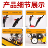 Wornonside's new grass cutting and returning machine, four-wheel drive micro-tiller, diesel multi-functional gasoline self-propelled orchard weeding mower, four-wheel drive 170F gasoline hand-pulled machine, 50cm wide, weeding knife + rotary tiller + furrow plow