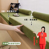 Intu summer double-sided rattan mat bay window mat removable and washable chenille herringbone window sill mat tatami balcony cushion customization (chenille + rattan mat) herringbone pattern - oatmeal color for custom sizes contact customer service