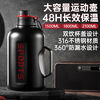 Insulated kettle outdoor large capacity 316 stainless steel large capacity ton barrel sports fitness men and women portable outdoor large black 1500ML