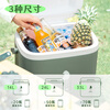 Oubaosen car insulated box cooler outdoor camping commercial cooler ice cube storage bucket portable refrigerator handle 33L-Forest Green Cooling Improvement 50 1