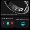 RingConnR09 smart ring with charging chamber sleep monitoring smart ring all-day heart rate Bluetooth video novel page turning black size 8 circumference 57 points 5mm comes with charging compartment