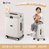 DTA 20-inch children's suitcase can sit and ride on the plane. Baby stroller can be used on the plane. Aluminum frame - ice cream gray. Can bear 200 pounds. 20 inches. Can be boarded.