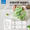 Lock and Lock Fresh-keeping Bag Food Sealed Bag Baby Medium Complementary Food Packing Bag Dense Bag Transparent Refrigerator Storage Freezer Bag