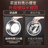 Stainless steel basin food grade 316 thickened flat bottom washbasin household rice basin small iron vegetable basin deepened soup basin Extra thick 316 stainless steel basin 20CM weighs about 155g
