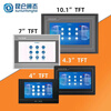 Kunlun Tongtai mcgs industrial touch screen 7-inch TPC7012El dark small opening serial port dual 485 industrial control smart touch screen
