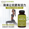 Viva Naturals US imported organic maca capsules men's energy fitness conditioning nourishing high concentration 500mg maca 250 capsules