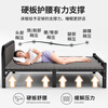Quanpinwu (installation-free) folding bed single bed lunch bed nap bed camp bed hospital home companion hard bed iron bed quality selection upgraded with headrest - 1 meter wide 190 long bi-folding stable and durable