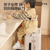 DTA 20-inch children's suitcase can sit and ride on the plane. Baby stroller can be used on the plane. Aluminum frame - ice cream gray. Can bear 200 pounds. 20 inches. Can be boarded.