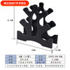 MieLanat dumbbell rack portable home dumbbell support fitness supporting equipment barbell bracket storage rack three small three-layer dumbbell storage rack (can bear 12kg)