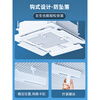 Ceiling ceiling central air conditioner windshield, wind guide, cold air outlet baffle, universal windshield to prevent direct blowing, 4 pieces (with aluminum foil waterproof cotton included) 56x11x0.5cm