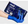 Emmaus disposable nitrile gloves, thick and durable, oil-proof, acid-alkali-resistant, laboratory industrial cleaning 100 pieces/box, blue APFNCHD, medium size