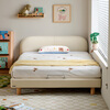 Lin's home children's bed 1.2m Montessori platform bed small apartment bedroom first layer cowhide bed