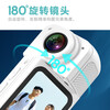 Tianjiliu thumb action camera list NO.1 chest camera 2.7K high-definition digital camera vlog recorder small outdoor portable camera photography and video artifact 2.7K white high configuration + wifi transmission + 180 rotation 128G memory card version