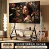 Chilong mobile TV stand art TV stand floor-standing TV cart 55-86 inches suitable for Sony Hisense Huawei Skyworth and other TVs universal TV hanging rack 5-86 inches丨A new paradigm of double-layer storage
