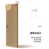 Panasonic Custom Home Japanese Quality Customized Modern Simple Wooden Composite Paint-Free Environmentally Friendly Wooden Door Bedroom Door JF-MDF10X SY Qiuhong Light Oak