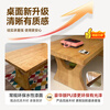 Jingyao living room solid wood double-layer large long desk home long table office desk leisure writing table sofa multi-person study table solid wood bachelor's chair standard model